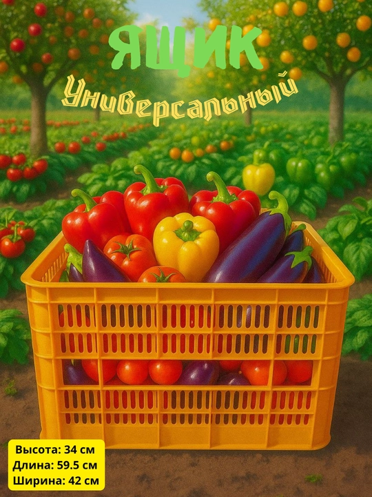 Универсальный пластиковый ящик - 