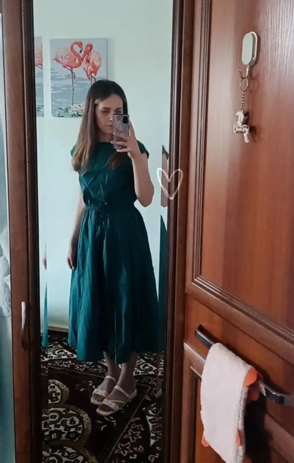 Платье женское, летнее, в стиле сафари, приталенное, хлопок  — EllyFashion