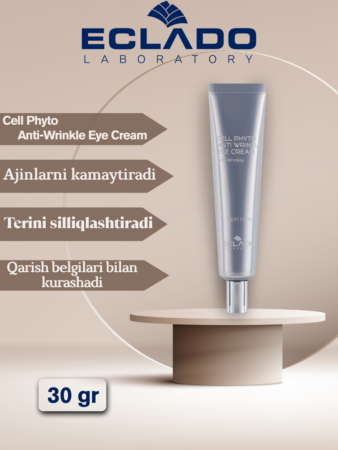 Eclado Cell Phyto Anti-Wrinkle Eye Cream – Крем для глаз против