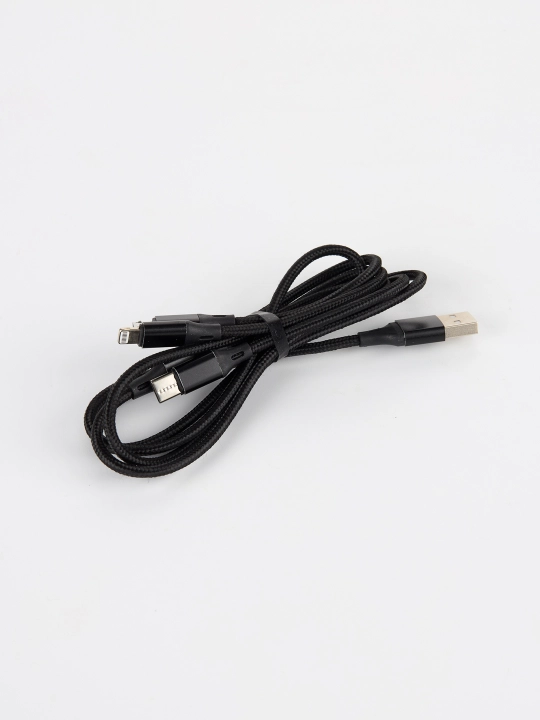 Zaryadlovchi kabeli universal 3 in 1 iPhone, Micro USB, Type-C