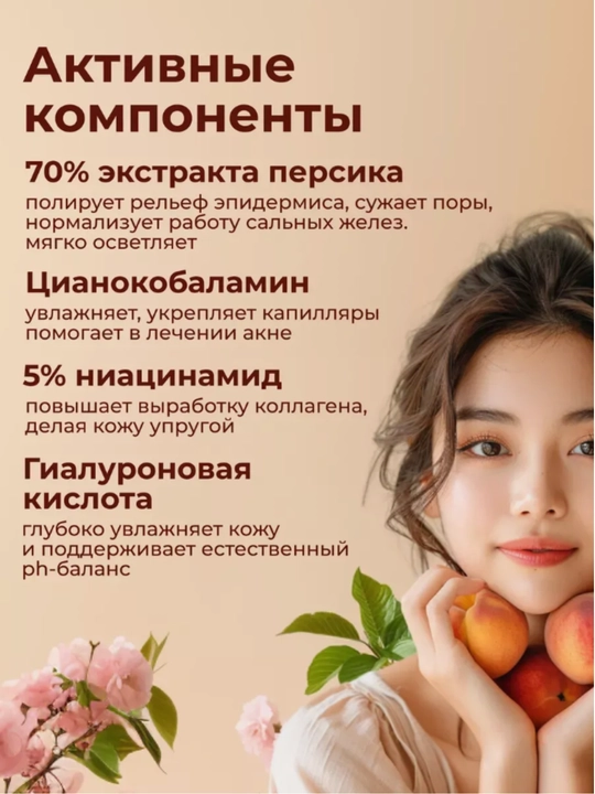 Сыворотка от пятен, прыщей, прыщей на лице, Anua Ниацинамид 10% + ТХА 4%