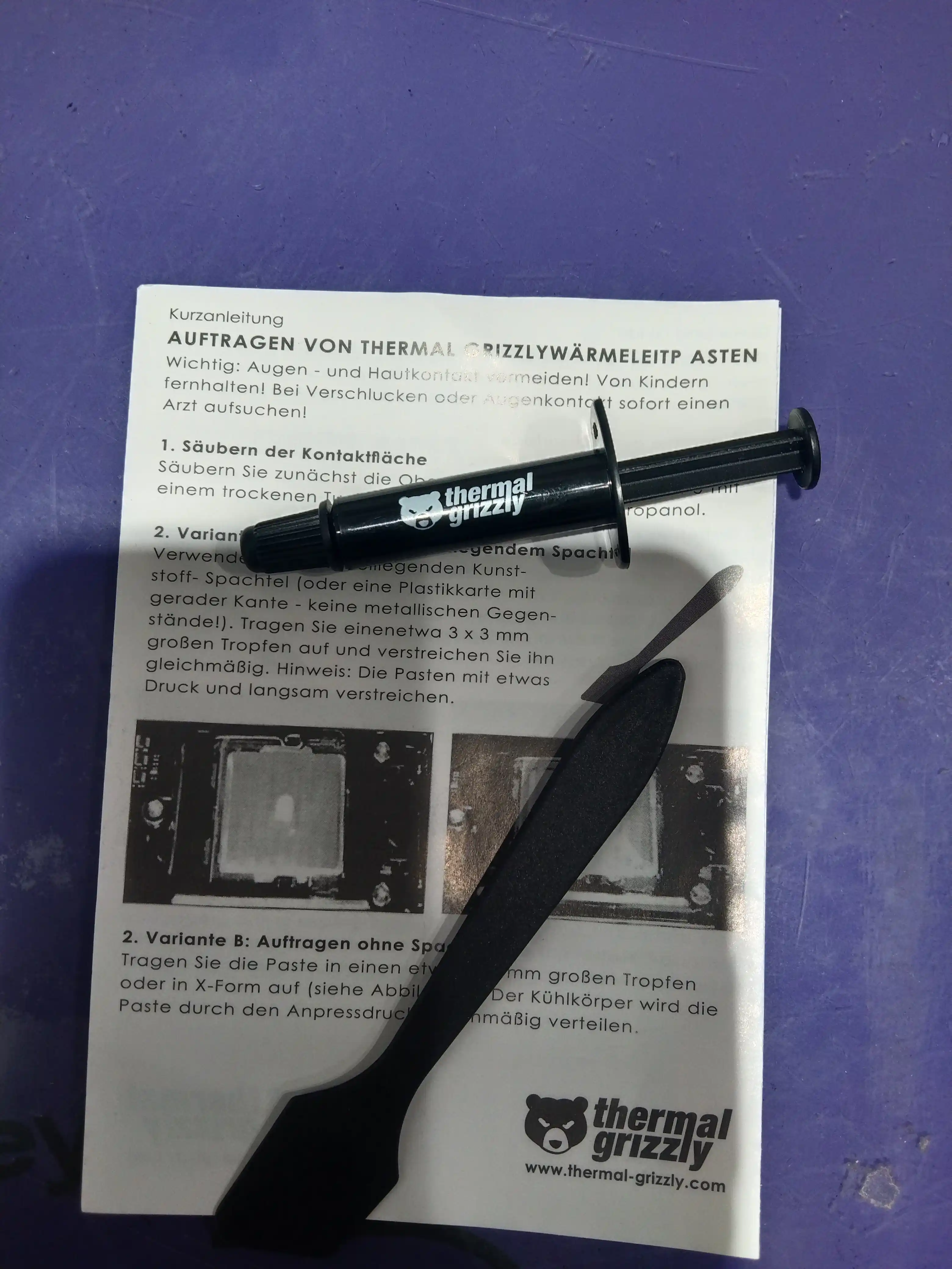 Thermal Grizzly Kryonaut — термопаста для CPU/GPU, 1 г / 5.5 г / 11 г 