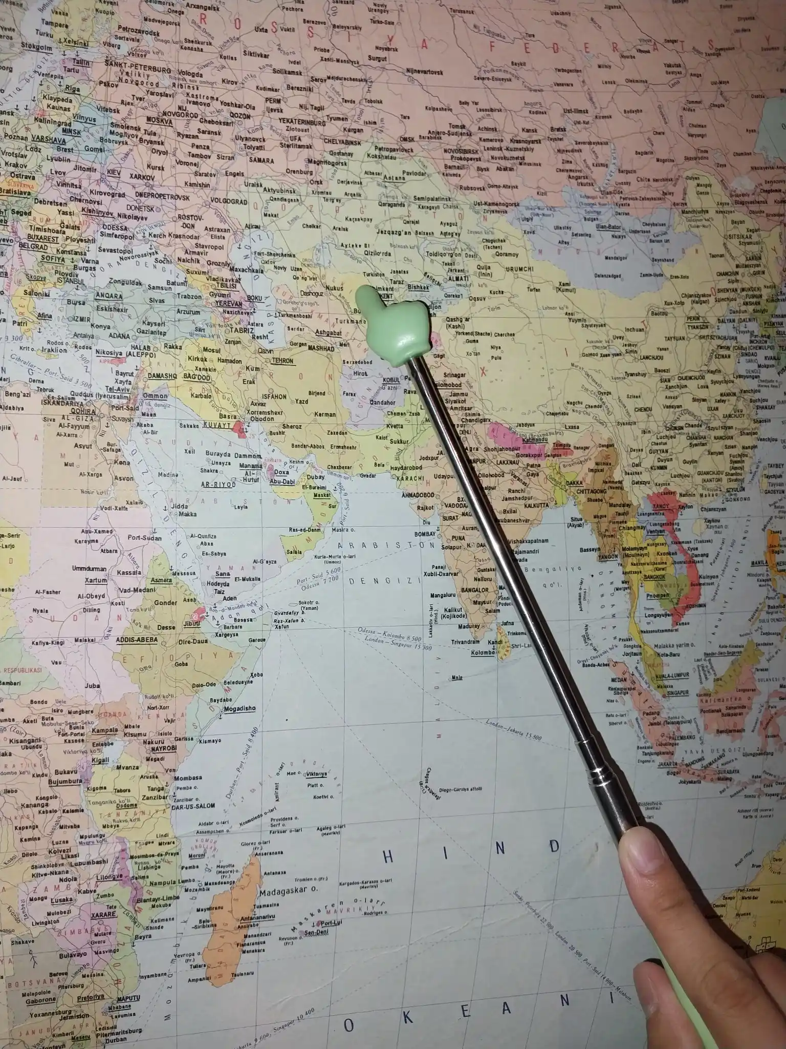Указка палец выдижная, регулируемый размер, Пикми палочка, 6 цветах