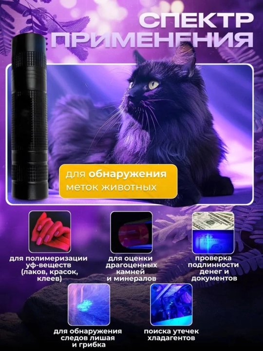 Ultrabinafsha chiroq - sizning beqiyos yordamchingiz