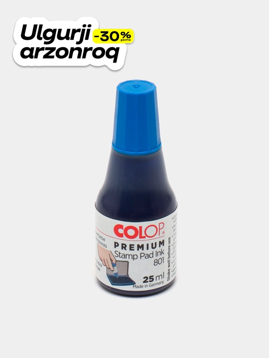 Colop tez quriydigan shtamp bo'yoq 809 ko'k 25 ml - 