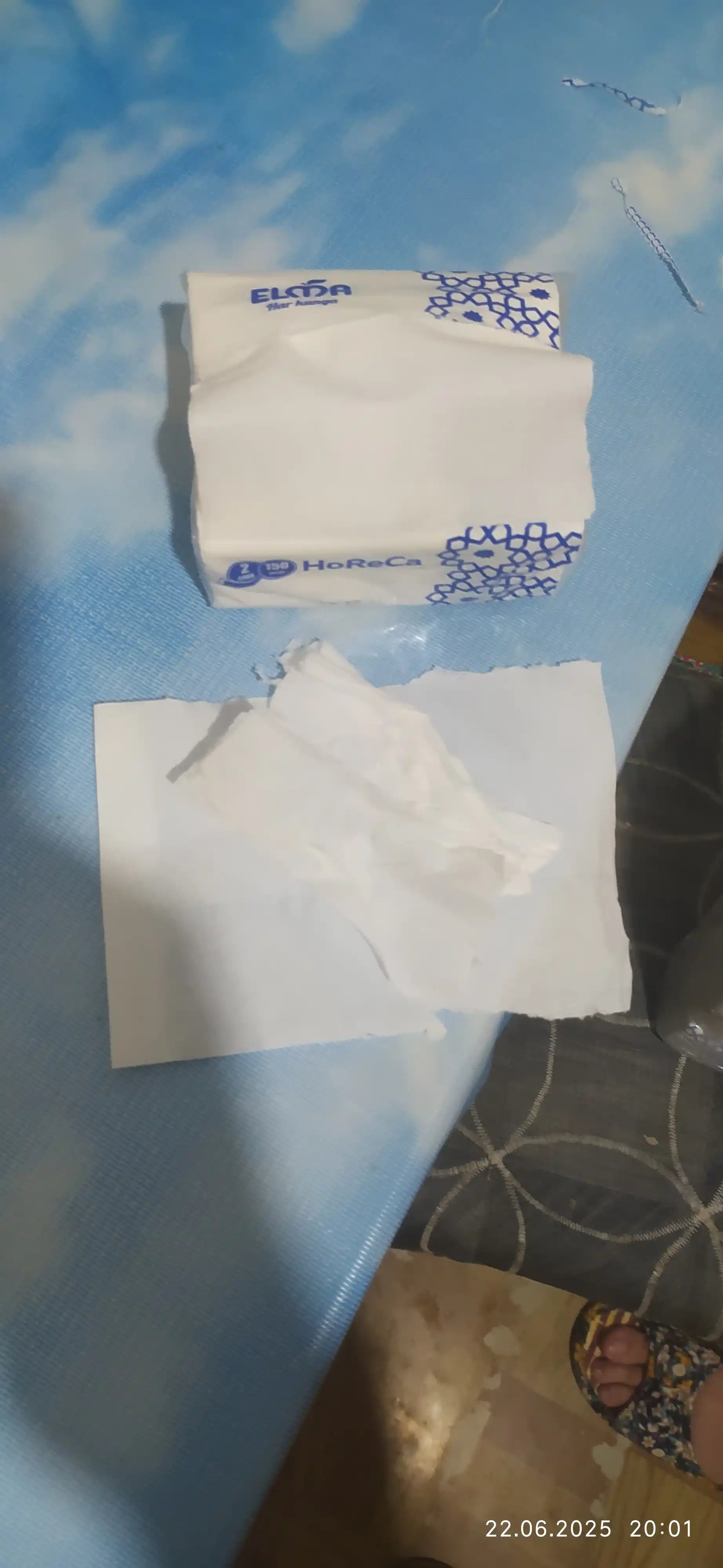 Dispenser uchun Elma qog‘oz salfetkalari, 150 dona, 11 × 18,5 sm