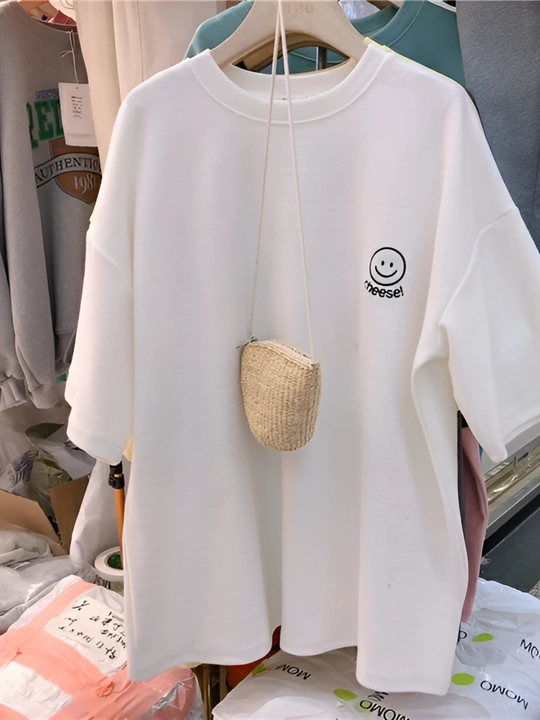 Женская футболка oversize – стильная футболка для женщин - 