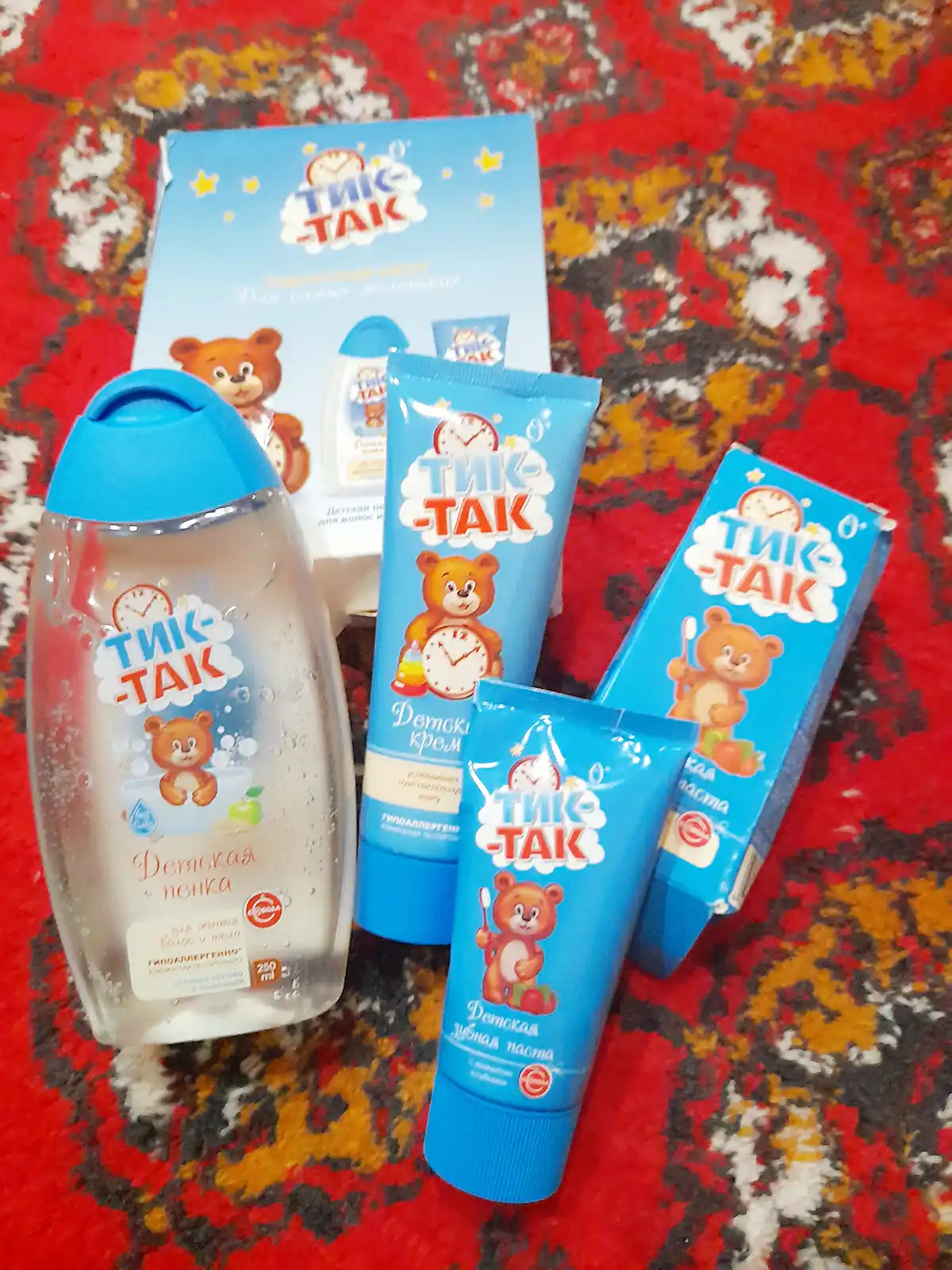 Tish pastasi Tik-Tak, qulupnay aromati bilan, 62 gr