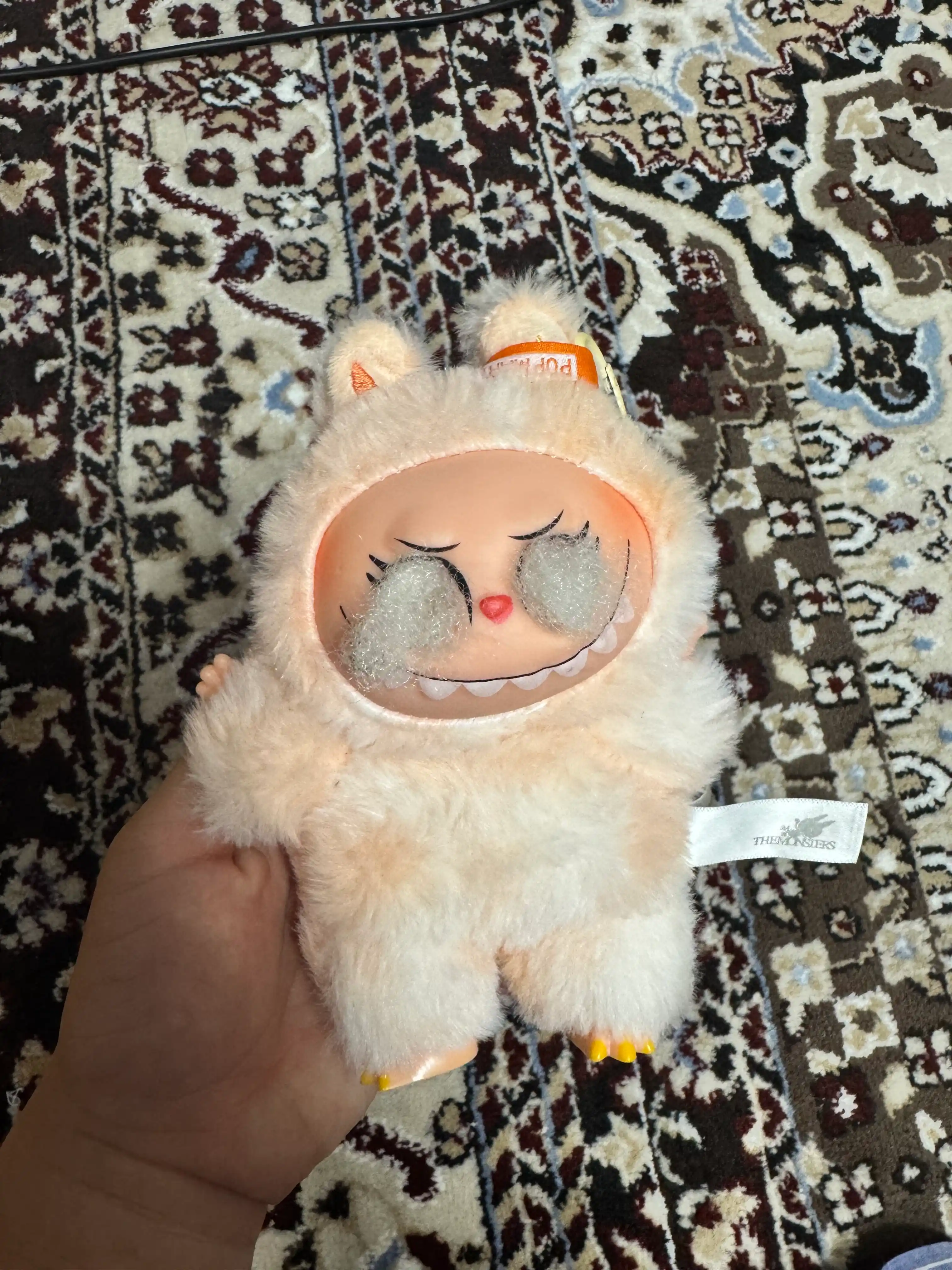 Labubu va Stitch Popmart yumshoq o‘yinchoq kolleksion, random rangda