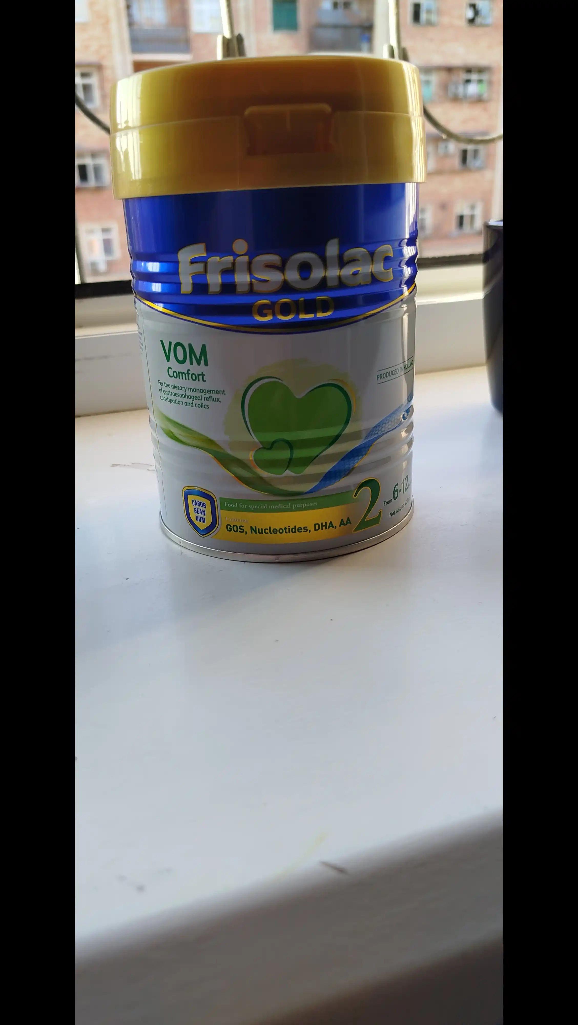 Bolalar uchun aralashmasi Frisolac Gold Vom 2 Comfort, 400 g