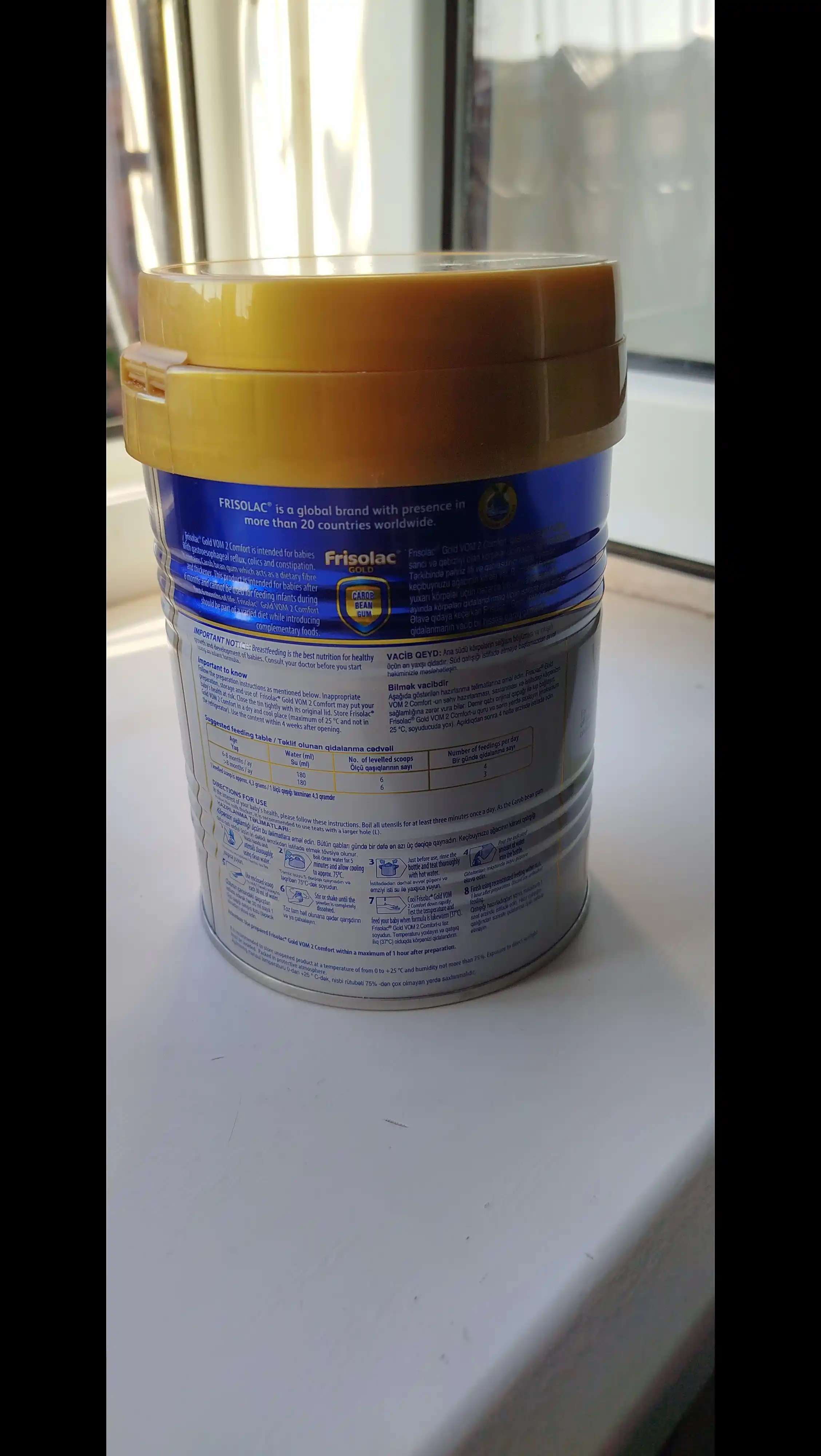 Bolalar uchun aralashmasi Frisolac Gold Vom 2 Comfort, 400 g