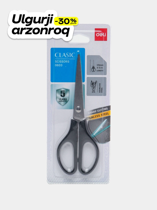 Deli qaychi 0603S 170 mm - 