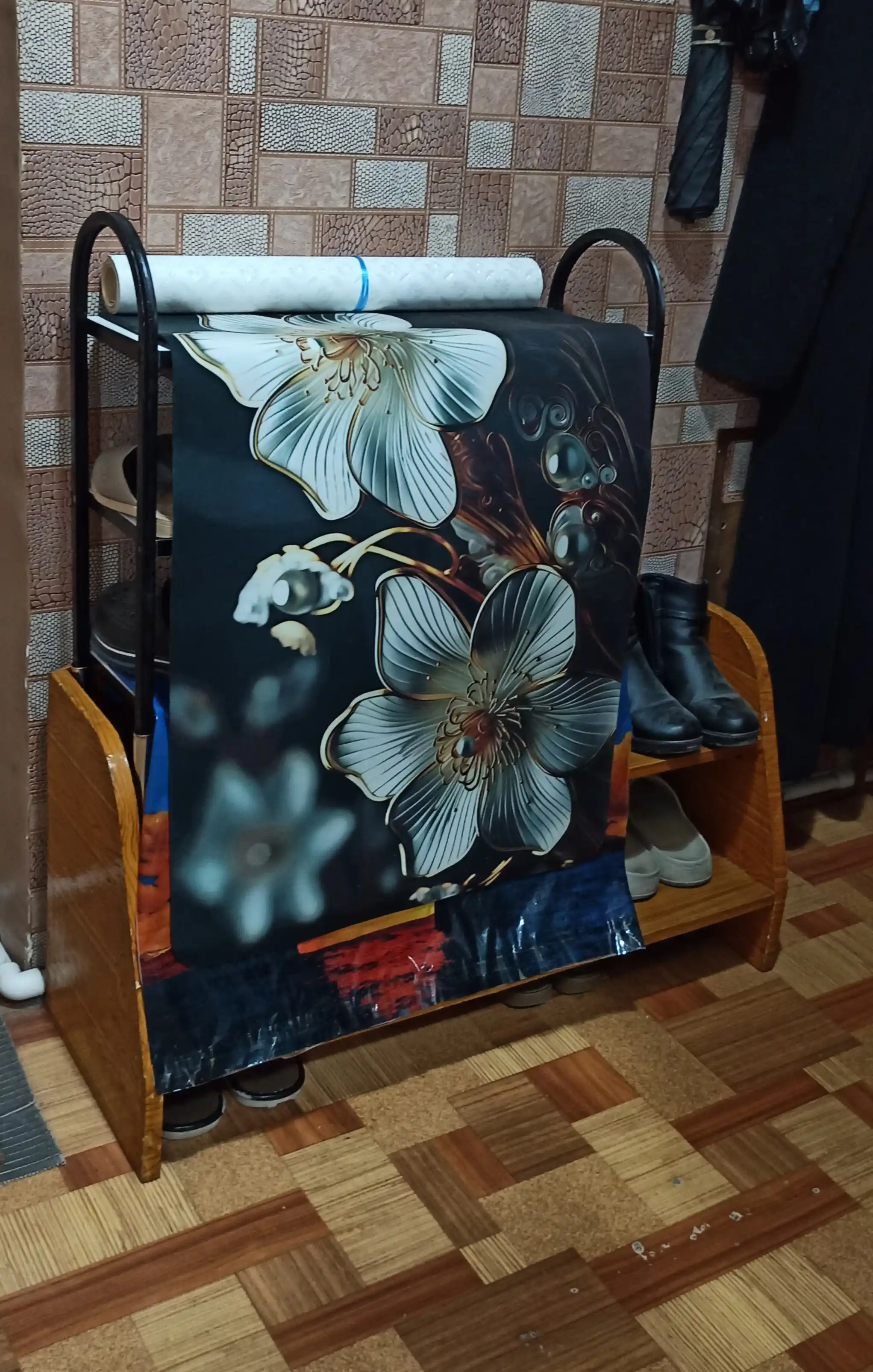 Нескользящие 3D коврики для сушки посуды, резиновые