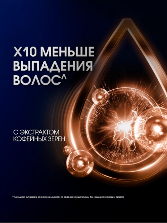 Шампунь CLEAR MEN против перхоти и выпадения волос с кофеином, 180 мл