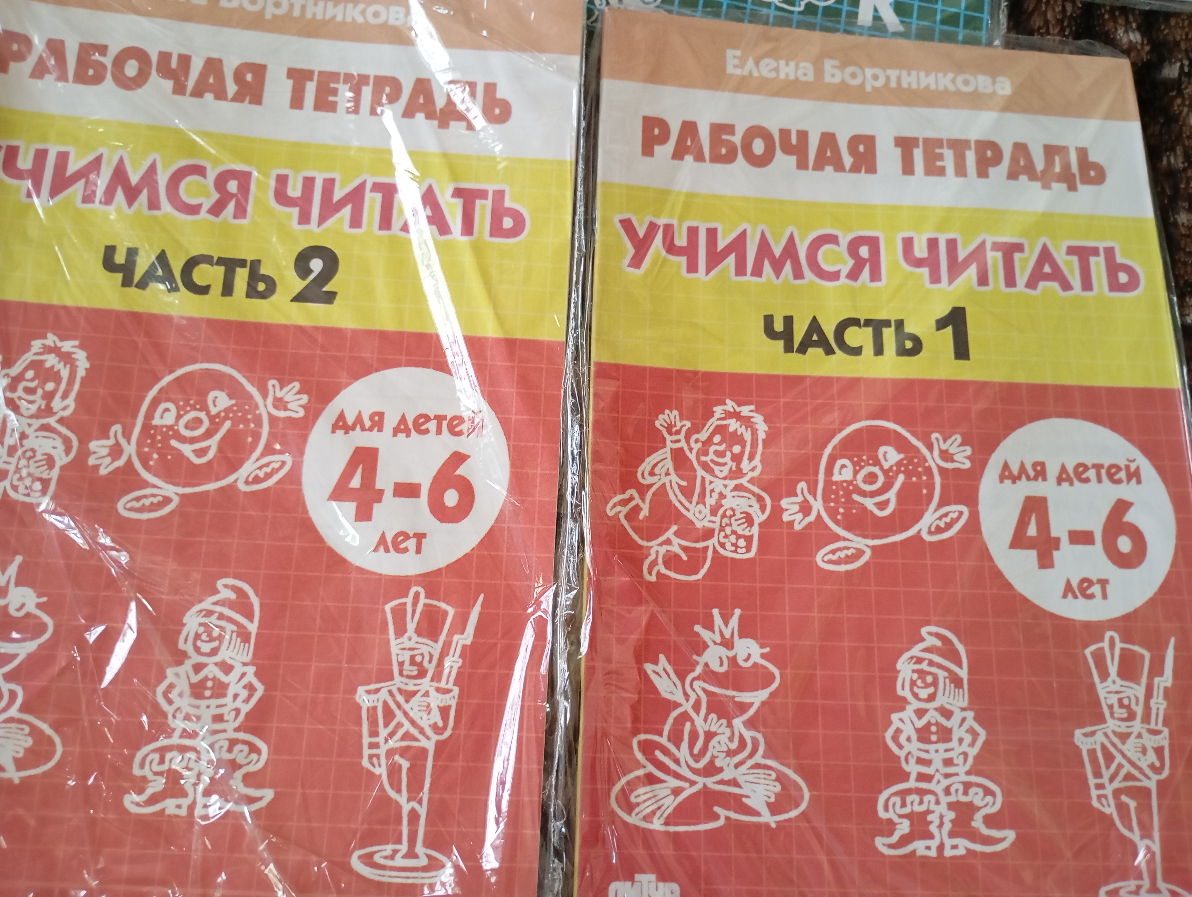 Рабочие тетради дошкольника, Развиваем речь, Учимся читать, Бортникова Елена