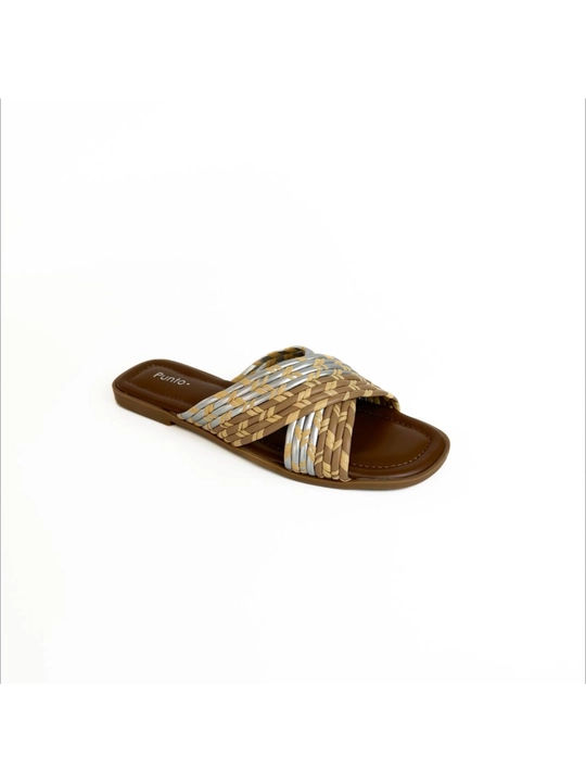 Ayollar uchun Punto to‘r to‘qilgan kross koptok sandal