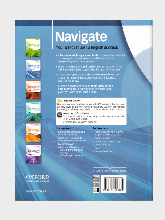Navigate A2 Elementary Coursebook+Workbook