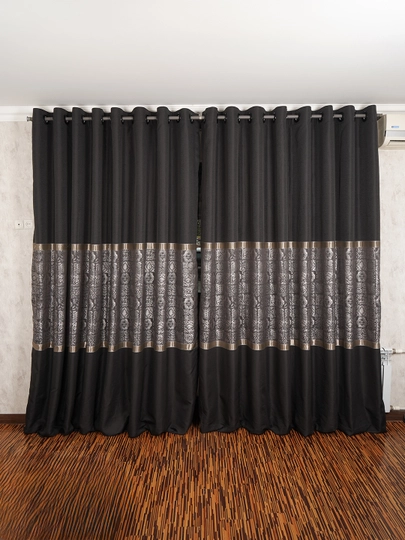 Qalin parda, parter Pano - 3 m x 3 m, qadoqda 2 dona