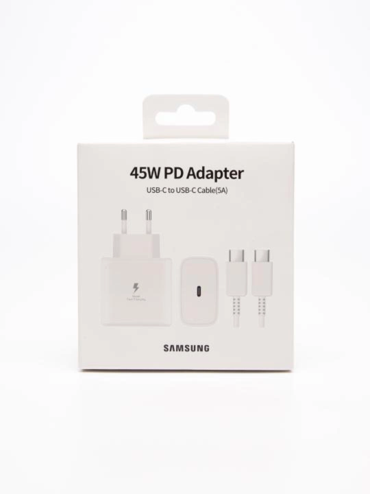 Samsung uchun adapter,45W PD quvvatlash qurilmasi bilan Type-C 5A kabel - 