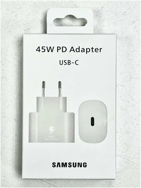 Адаптер зарядного устройства Samsung Type-C 45 Вт/Вт PD, быстрое зарядное устройство