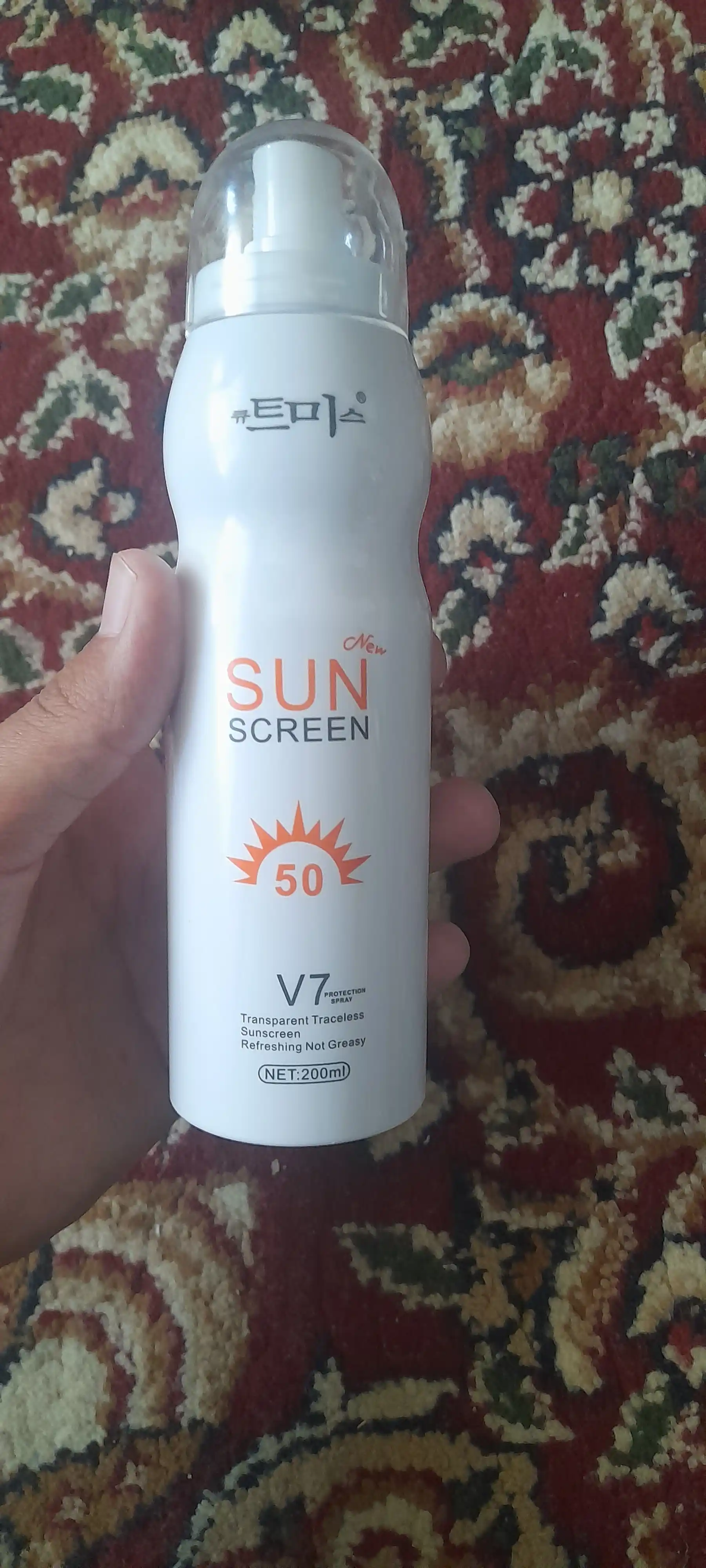 Quyoshdan himoya qiluvchi sprey Sun Screen DR-V8, V7 SPF 50+/PA+++