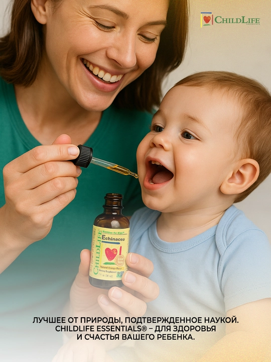Жидкий Кальций с Магнием для детей ChildLife Essentials, вкус апельсин, 473 мл