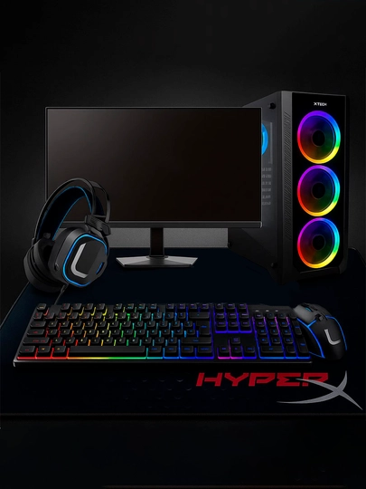 Kompyuter to‘plami: i3, i5 12-avlod, RX580, GTX1660S, RTX2060S, 16GB DDR4, 24’ 180Hz monitor - 