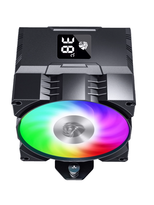 Кулер для процессора GameMax Gamma 90 Digital с дисплеем температуры и ARGB-подсветкой