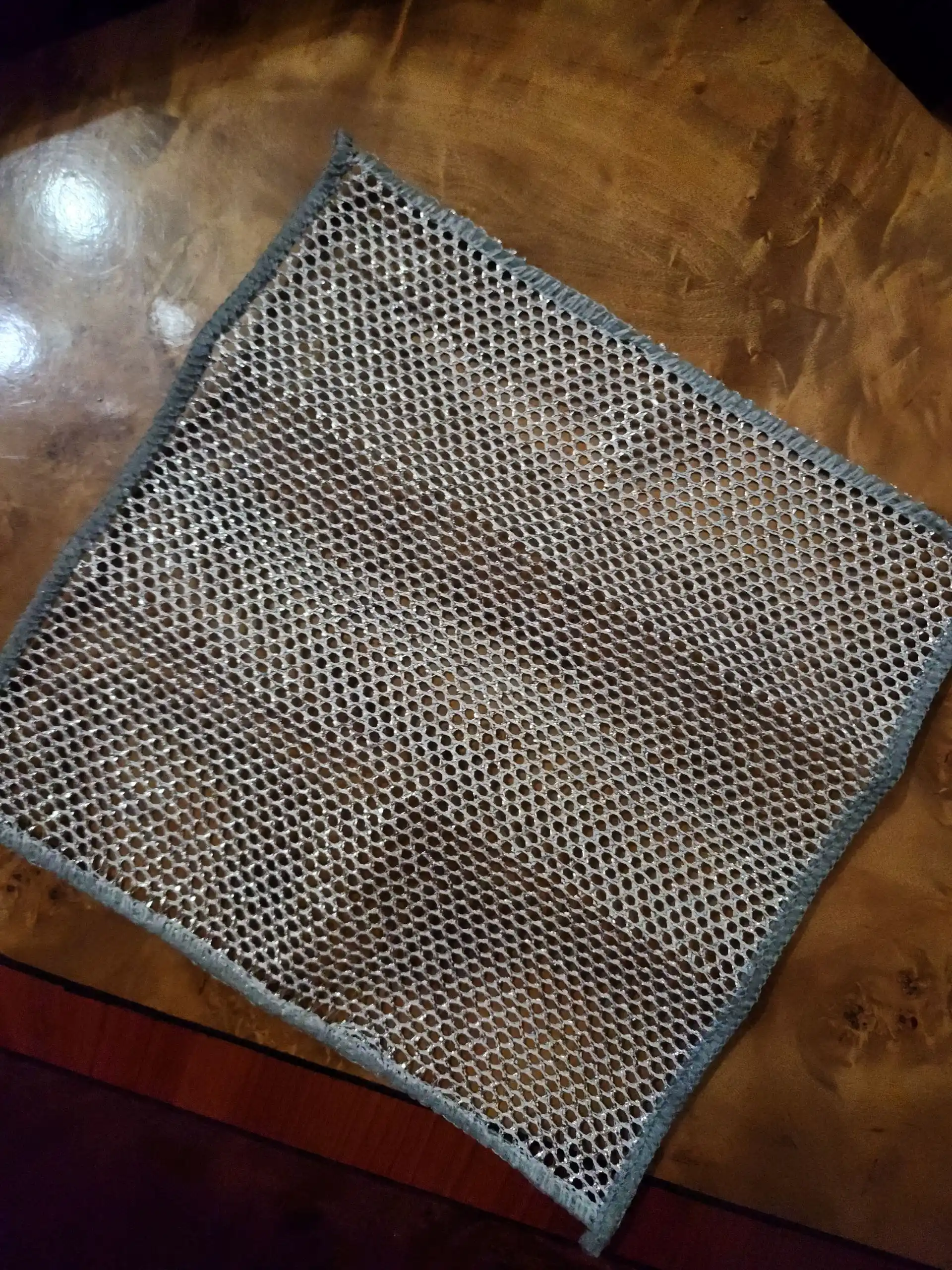 Metall to'rli latta, mikrofiber latta, idish, oshxona va hammom tozalash uchun