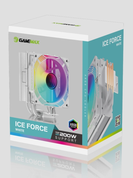 Кулер для процессора GameMax Ice Force с ARGB-подсветкой