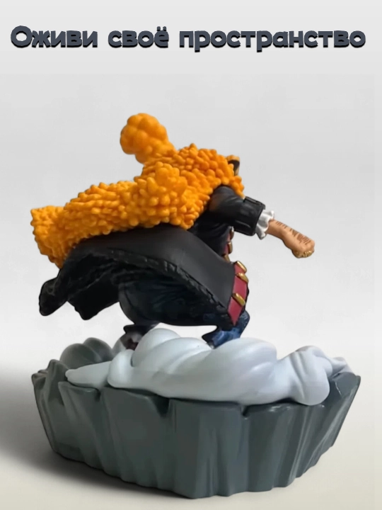 One Piece kolleksion figurkasi — Jang sahnasi — Blackbeard (Marshal D. Teach), 8 sm