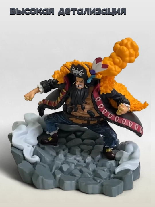 One Piece kolleksion figurkasi — Jang sahnasi — Blackbeard (Marshal D. Teach), 8 sm