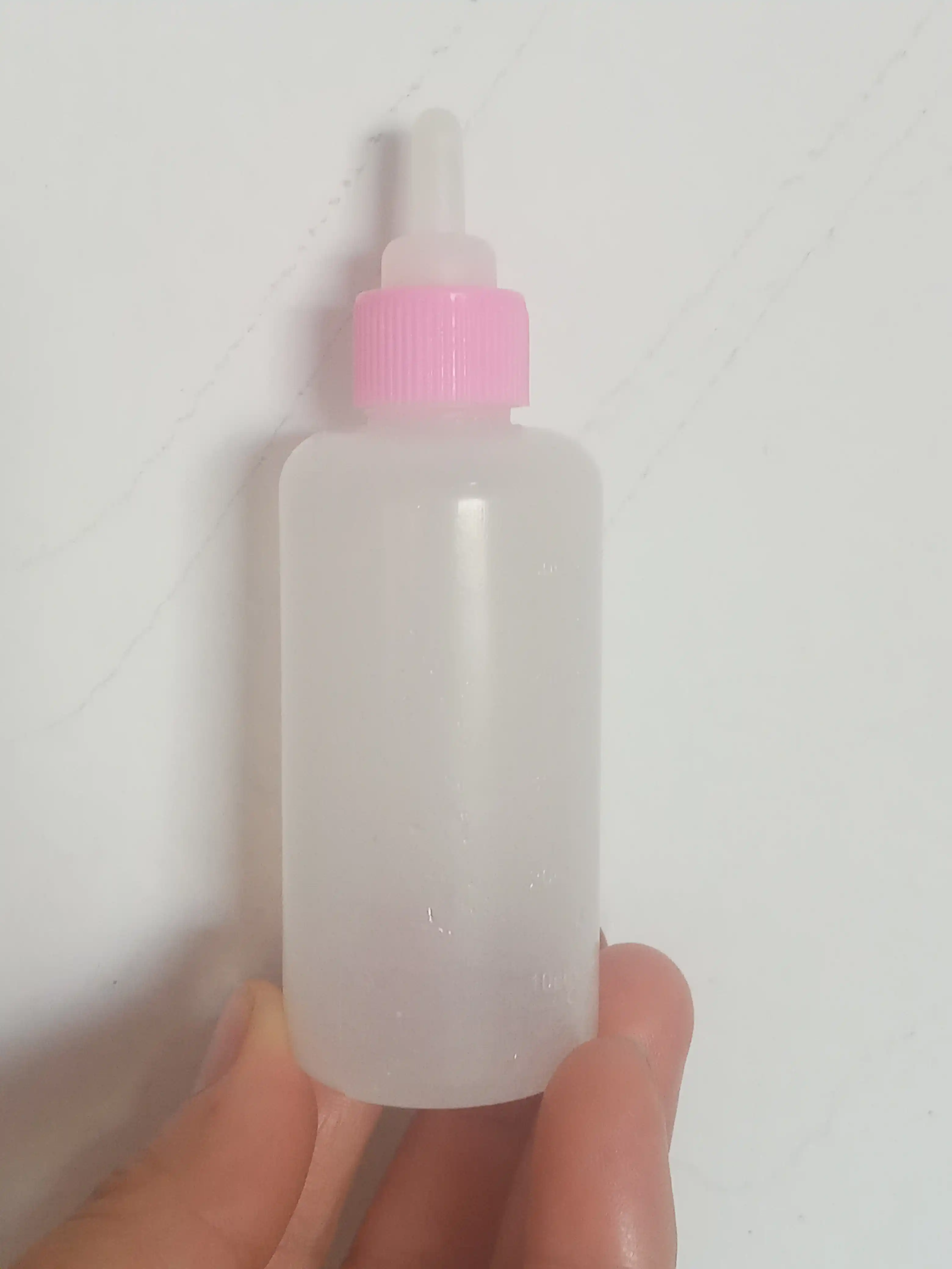 Yangi tug‘ilgan mushuklar va itlar uchun so‘rg‘ichli shisha idish, 50 ml