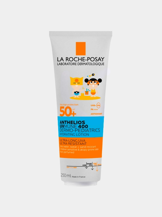 LA ROCHE-POSAY ANTHELIOS UVMUNE 400 DERMO-PEDIATRICS Солнцезащитное детское молочко SPF 50+, 250 мл