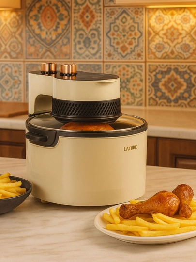Электрическая фритюрница Air Fryers, видимая, без масляная, 5 л — OMADLIK-OQ