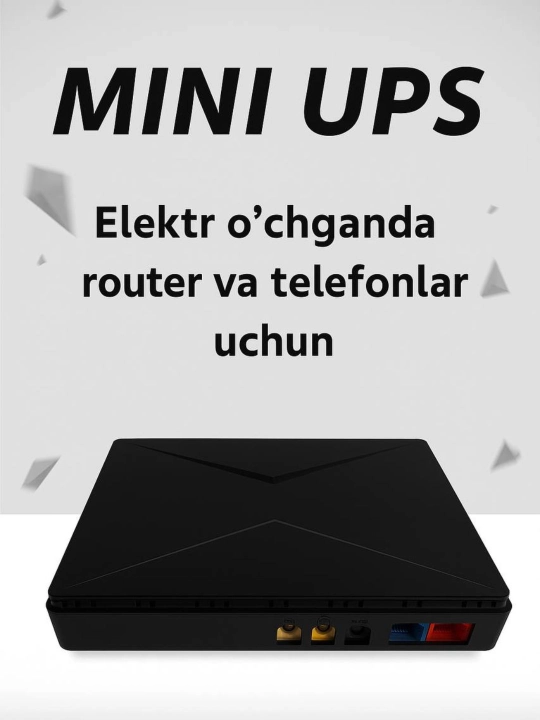 Universal Mini UPS 8800mAh wifi va telefonlar uchun - 