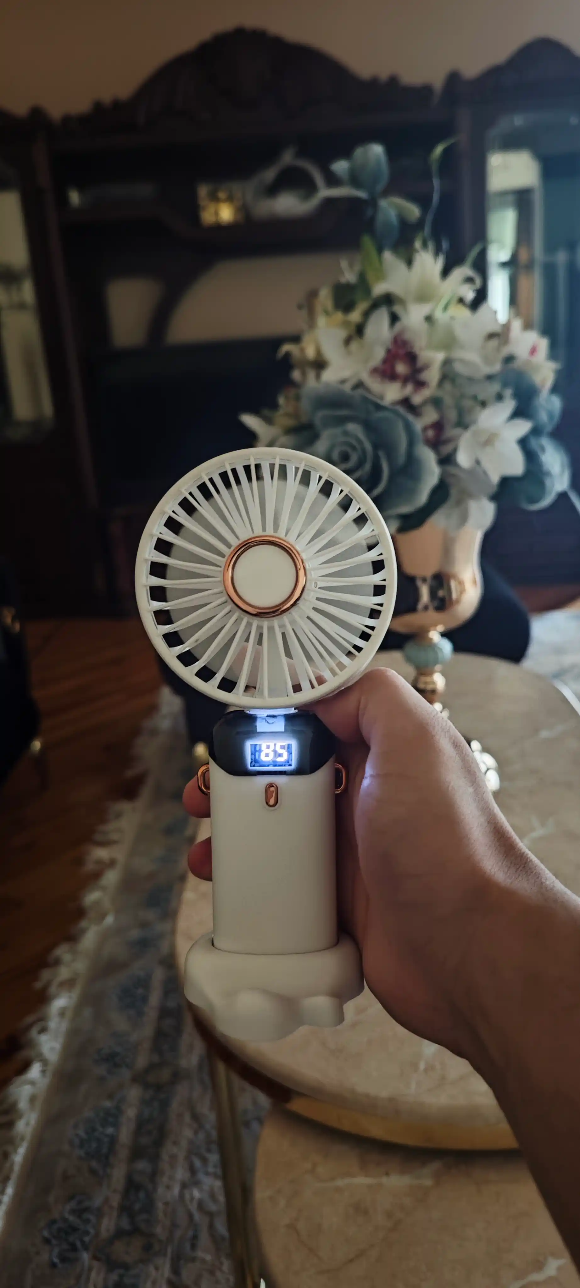 Mini ventilator, stol ustiga qo'ysa bo'ladigan, USB, portativli, ixcham vintilator