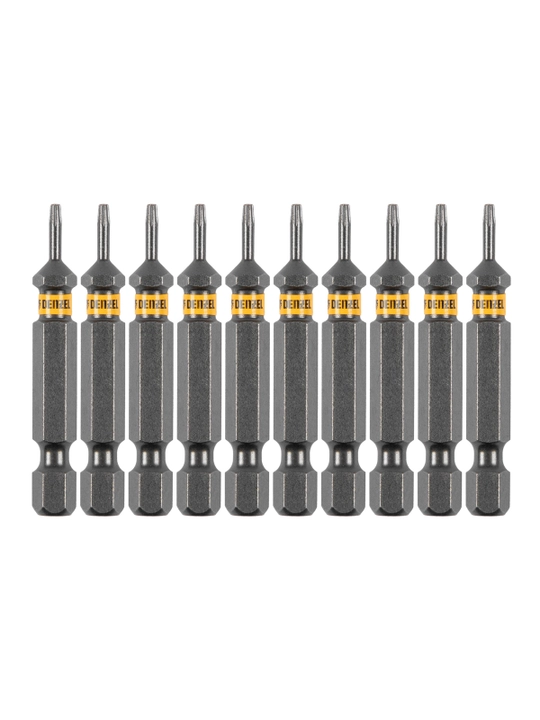 DENZEL TX 6 x 50, S2, shurup buragich uchun 10 dona bitlar, 11665