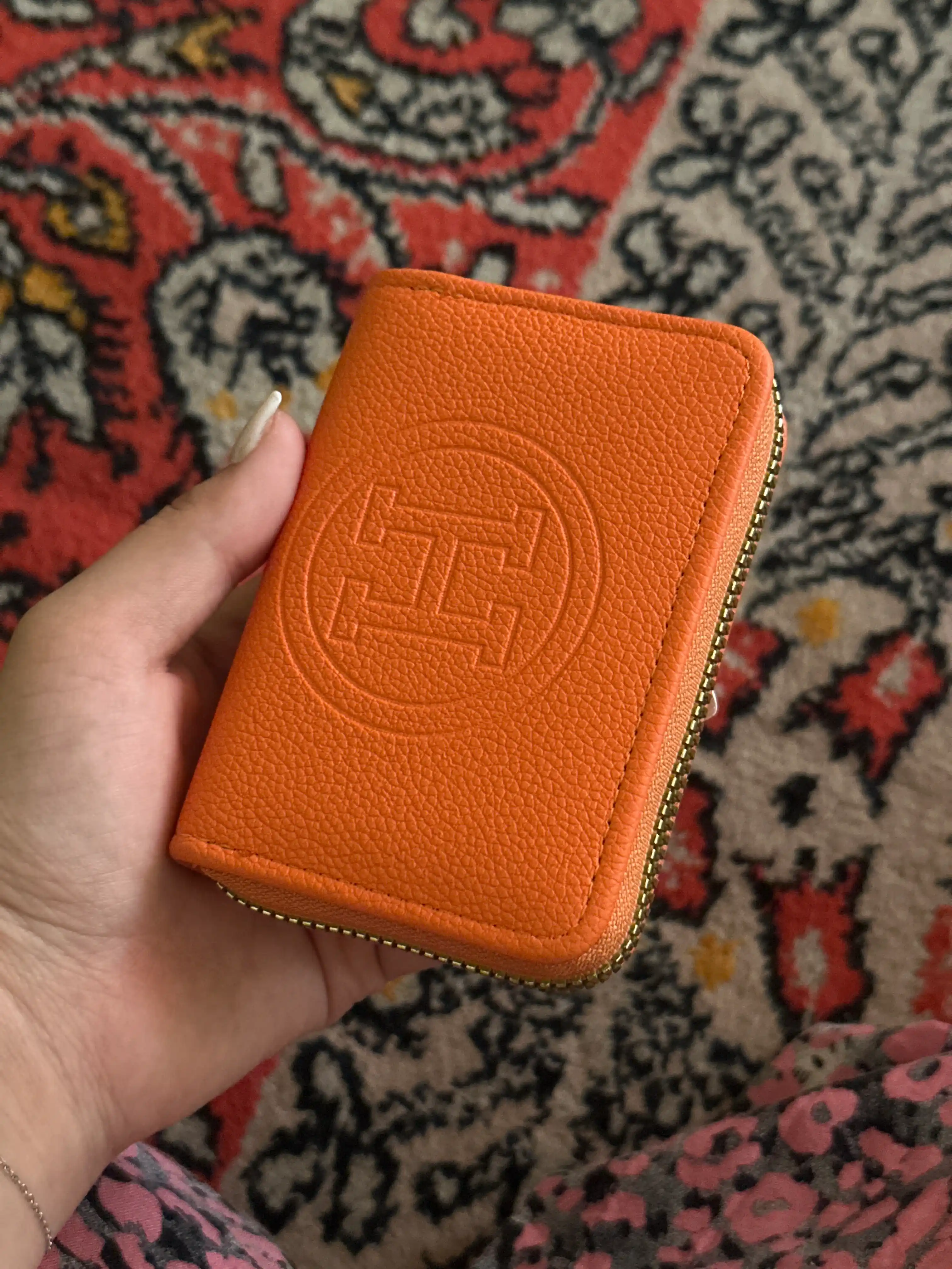 Universal mini hamyon, 11 ta bo'lim, RFID skanerlashdan himoya qilish