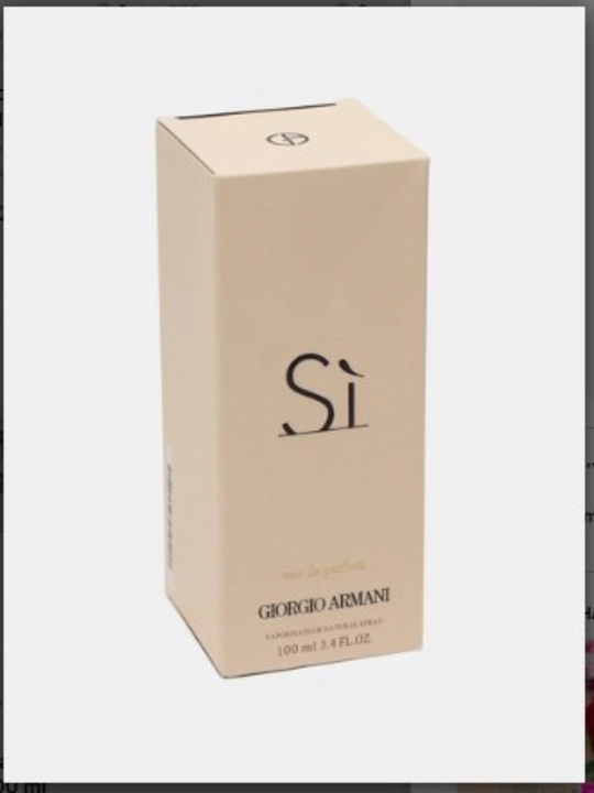 Giorgio Armani Sì – ayollar uchun parfumlangan suv 100 ml - 