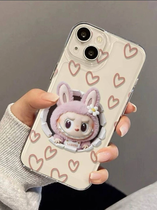 Чехол для IPhone 11, 12, 13, 14, 15, 16, Pro, Max, плюс, Лабубу
