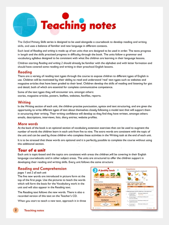 Sarlavha: Oxford Primary Skills - Helen Casey - Reading and writing - Grade 2