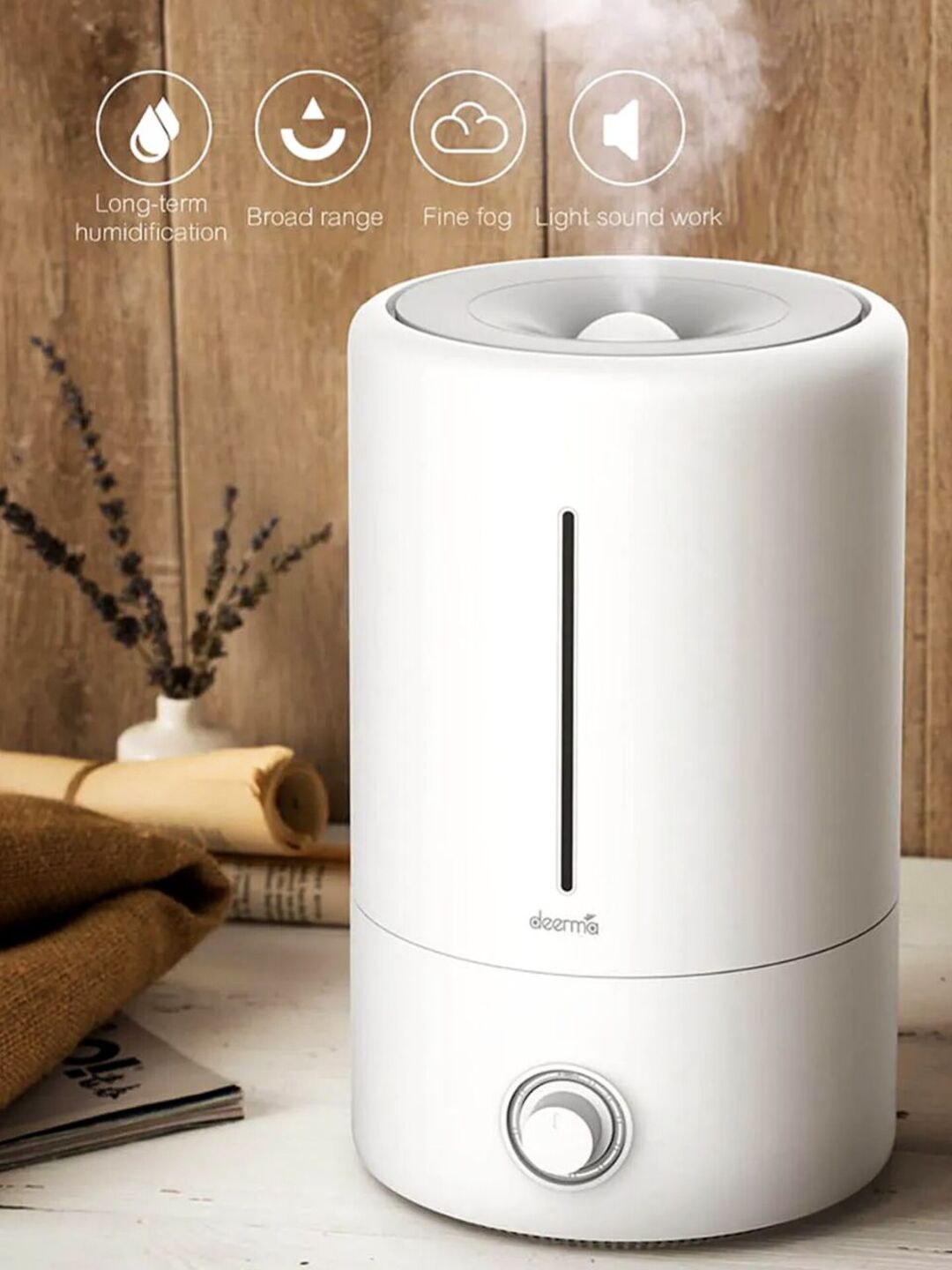 Увлажнитель воздуха Xiaomi Deerma DEM-F628W (5 л, ароматерапия) - 