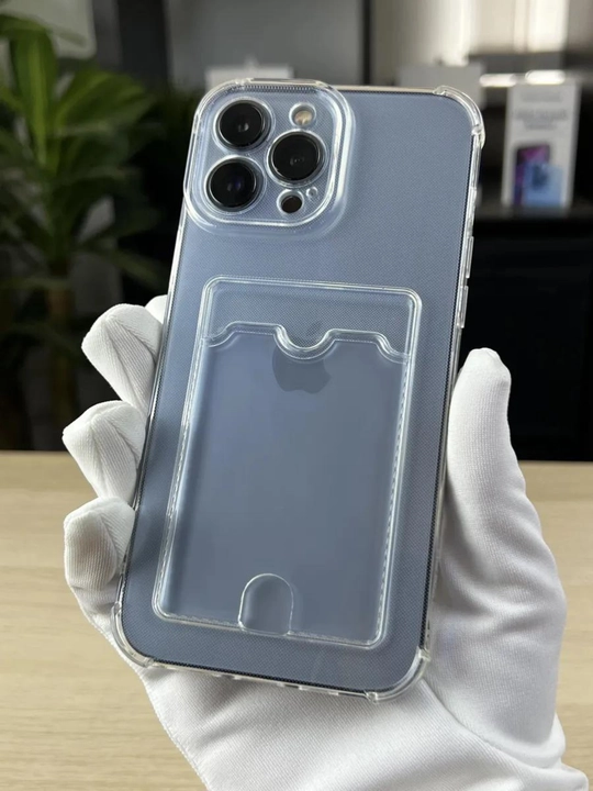 Противоударный чехол с картхолдером для iPhone 16pro, 16pro max, 15pro, 15pro max, 14pro