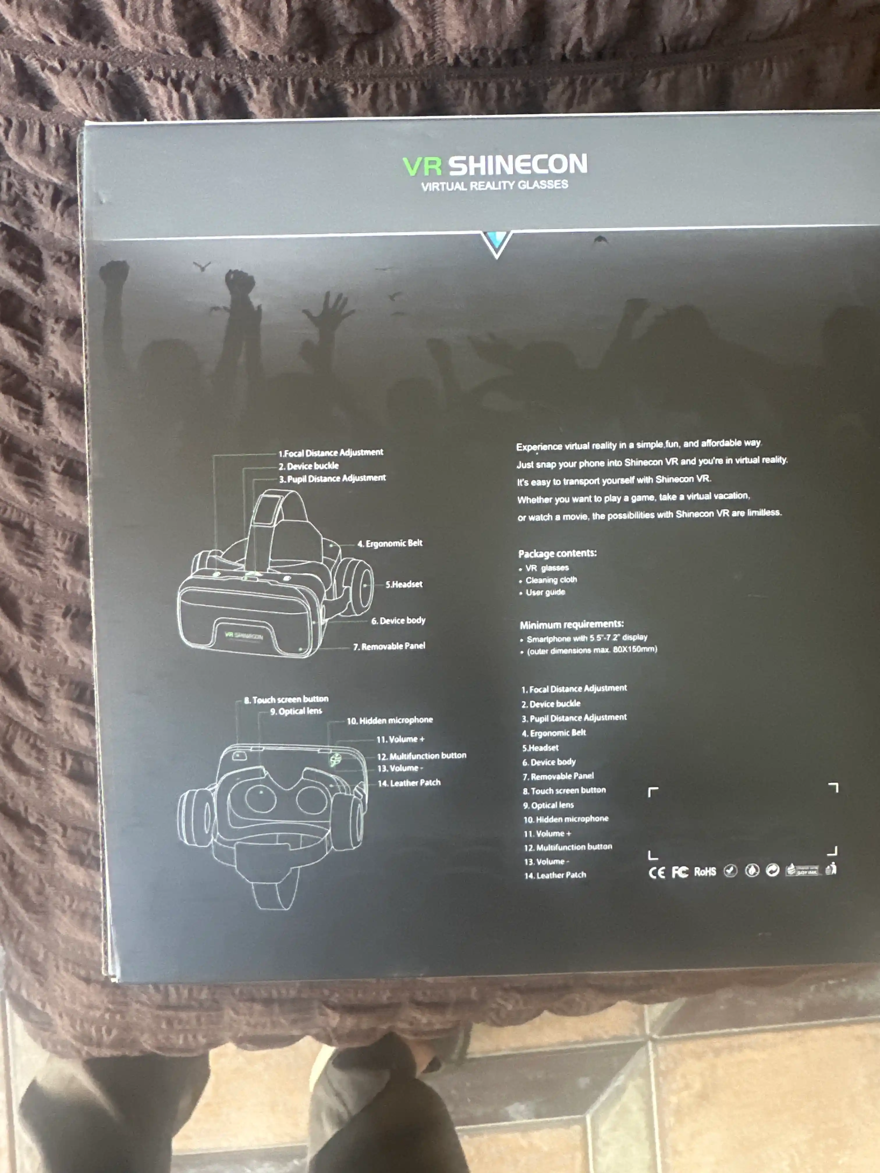 Очки виртуальной реальности VR Shinecon 6.0
