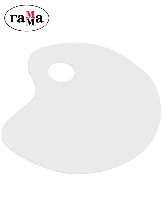 Palitra Gamma, tekis, tasvirlar, oq, plastmassa, 10122023 - 