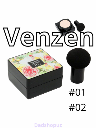 Tonal BB krem kushon TUZ Mushroom Air Cushion, yuz uchun, namlovchi, 12 g