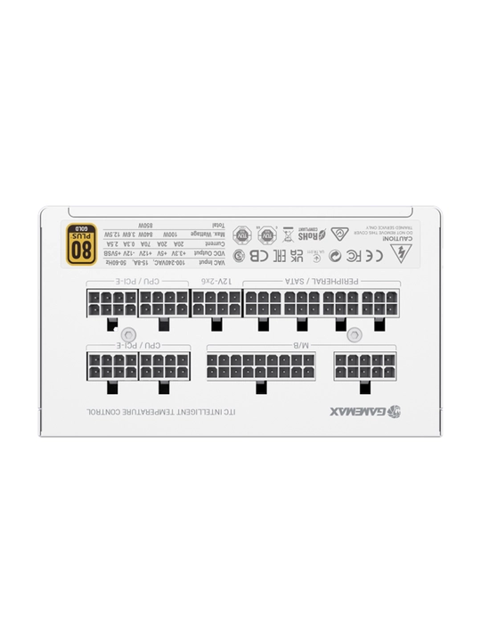 Блок питания GameMax GX-850 PRO 850W, 80+ Gold, ATX 3.1, PCIe 5.1, кабель 12V-2x6