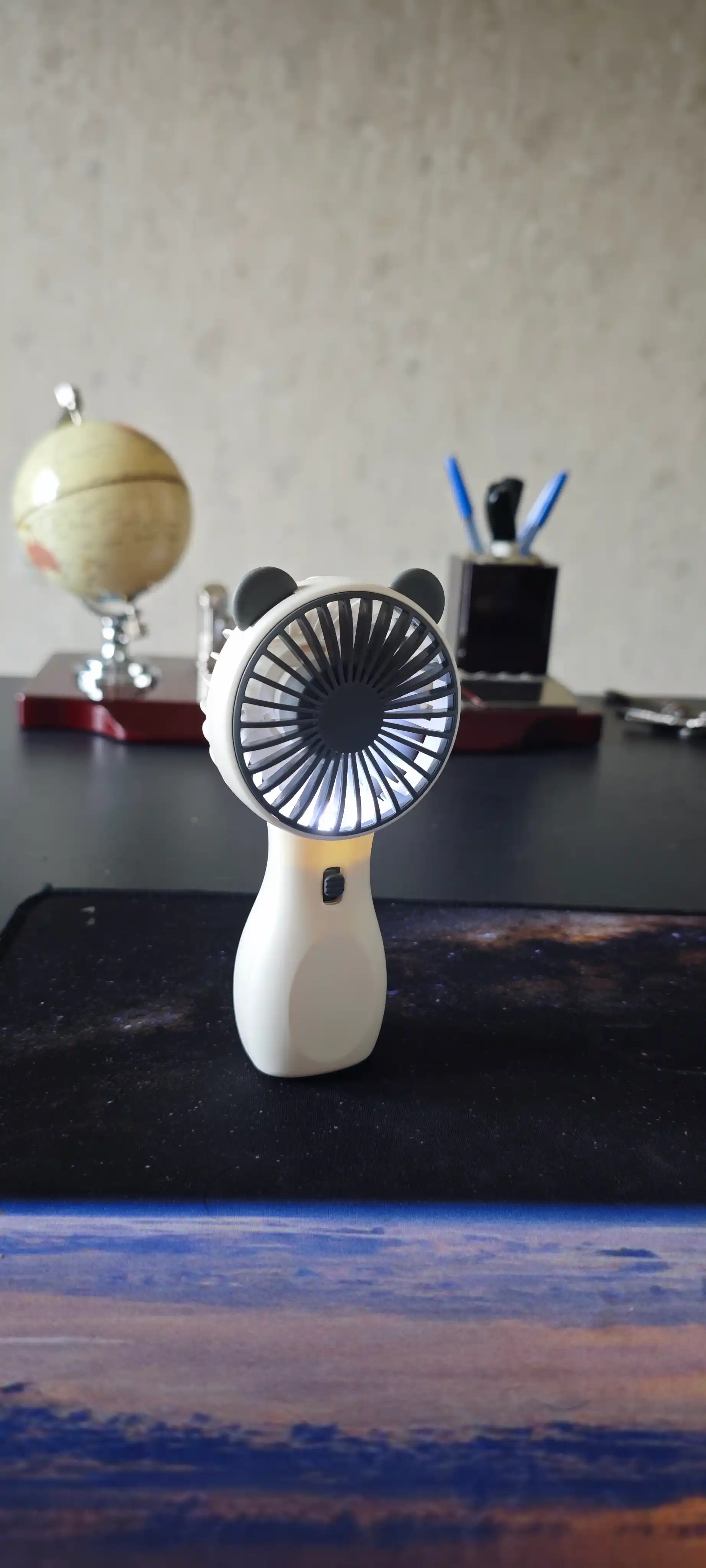 Mini ventilator, stol ustiga qo'ysa bo'ladigan, USB, portativli, ixcham vintilator