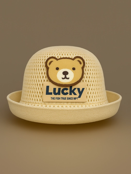 Bolalar shlyapasi MELLSTOREE “Ayicha Lucky” yozgi, quloqli - 